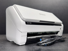 Epson DS-530, J381A, White, Color Duplex Document Scanner, 24V, Tested Working