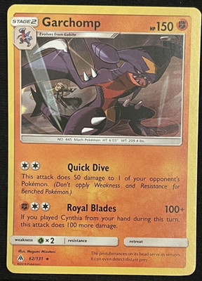 Garchomp 62/131 SM Forbidden Light Holo Pokémon TCG NM