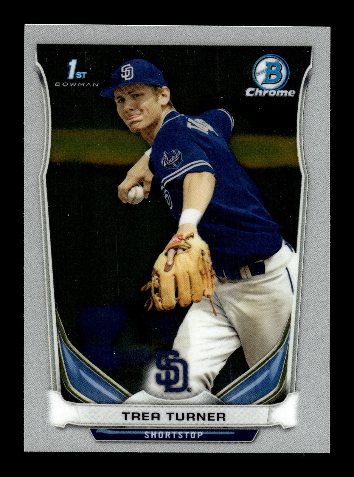 2014 Bowman Draft #CDP10 Trea Turner Chrome ROOKIE RC