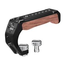 Aluminum Handgrip Camera Top Handle with 3/8 Locating Hole 1/4 Holes Cold Shoes