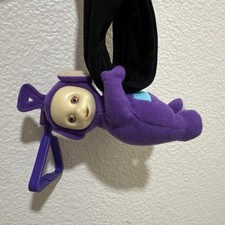 Vintage 2000 Purple Teletubbies 5" Backpack Clip Key Ring Ragdoll Productions
