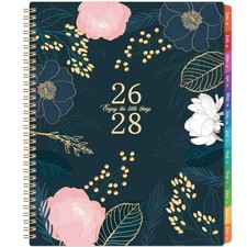 2026-2028 Monthly Planner 3 Year Calendar 9x11 Color Tabs Notes Pocket