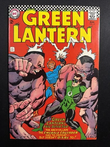 GREEN LANTERN #51 1967 Vintage Silver Age DC Comics 1st Print Fine+ *A1