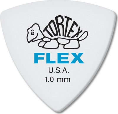 Picks, 1.0 TORTEX FLEX RNDTRI NAT 6/PLYPK
