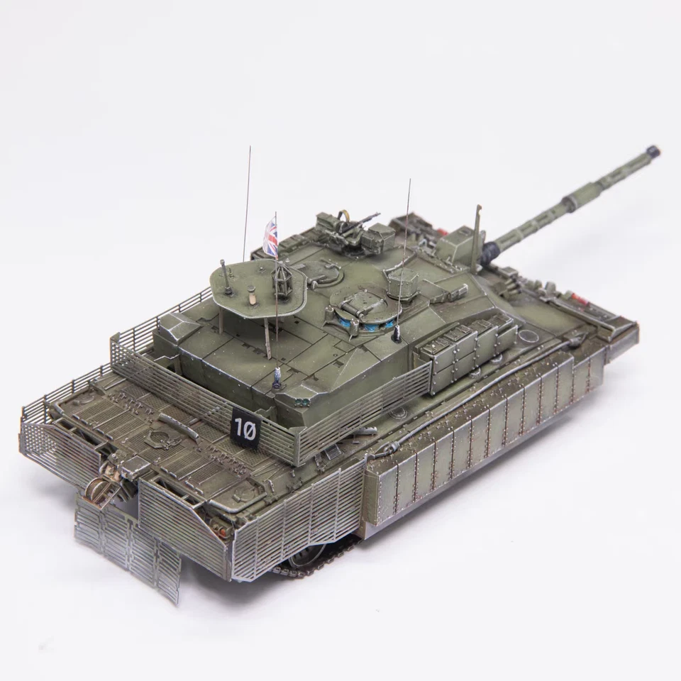 Tanque de batalha principal AM 1/72 British Challenger 2 TES modelo acabado pintado - Imagem 3 de 4