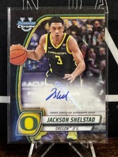 2024-25 Bowman U Chrome - Chrome Prospect Autographs Jackson Shelstad Black Wave