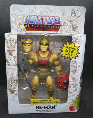 Masters of the Universe Sketchbook Series He-Man Mattel Concept Art Unpunched