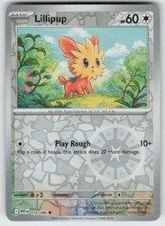 Lillipup 074/086 White Flare Reverse Holo
