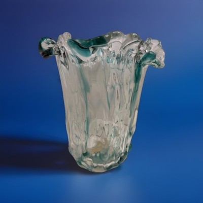 Vintage style blown glass vase by Adam Jabonski