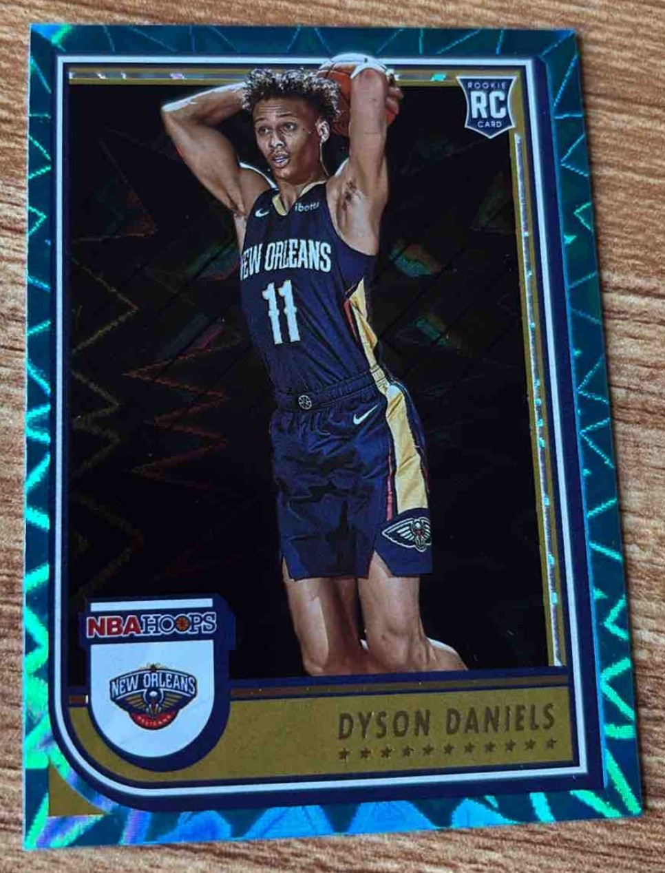2022-23 Panini Hoops Dyson Daniels Teal Explosion Rookie Card #238 RC Pelicans