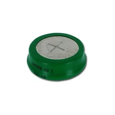 Coin Button Rechargeable Battery 320mAh NiMH 1.2V Flat Top Cell