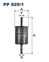Filtron PP 829/1 Kraftstofffilter FüR Alfa Romeo