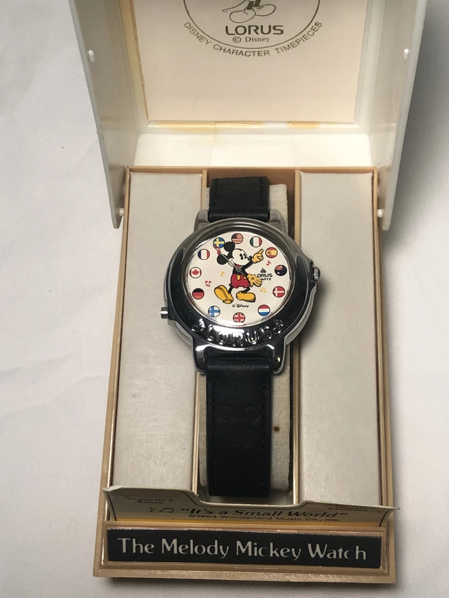 Mickey mouse watch it's a small world new arrivals