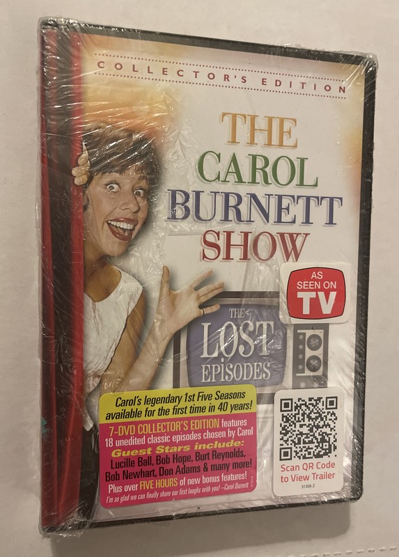 New & Sealed - The Carol Burnett Show 7- DVD Lost Episodes Collector's Edition
