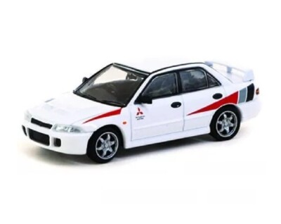 Tarmac Works 1/64 Mitsubishi Lancer RS Evolution White Lamley T64G-048-RS-2G1