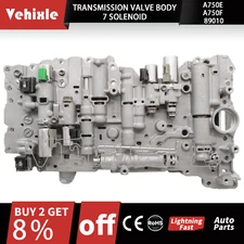 Transmission Valve Body & 7 Solenoid For Toyota Lexus A750E A750F 89010