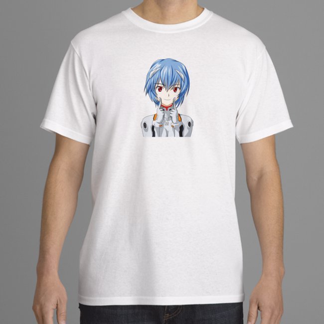 Rei-Ayanami-Smile-NERV-Neon-Genesis-Evangelion 100% Cotton Graphic