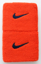 Nike Swoosh Singlewide Wristbands Adult NCAA Team Orange/College Navy
