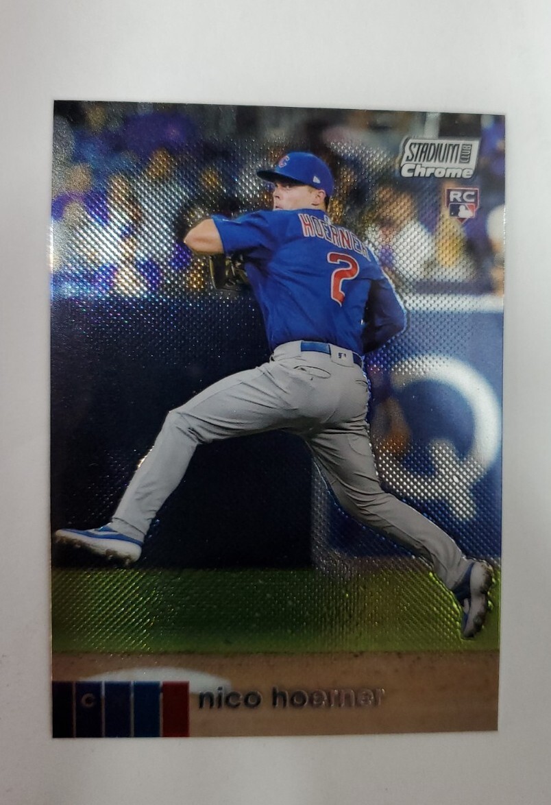 2020 Stadium Club Chrome #253 Nico Hoerner Rookie Card