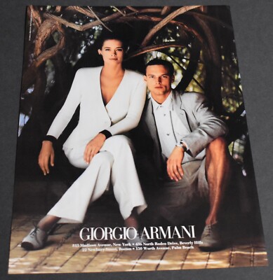 1992 Print Ad Clothing Fashion Beauty Art Style Heels Giorgio