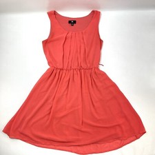 IZ Byer A Line Sleeveless Knee Length Ruffled Front Dress Women's XS Casual