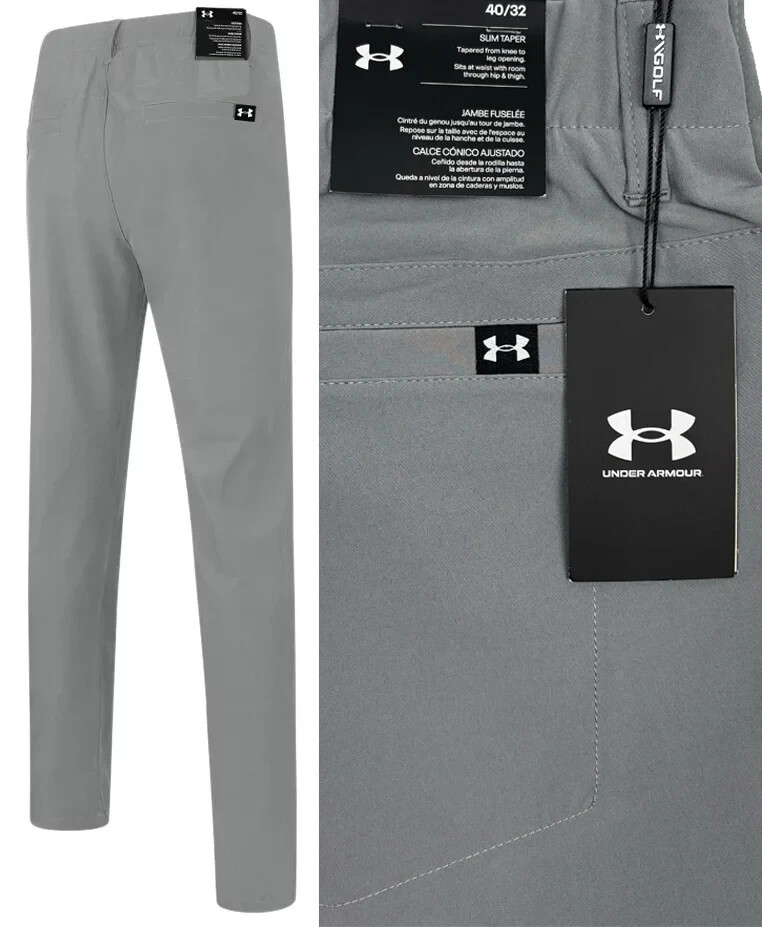 Armour Storm Under Armour Golf Trousers Grey Activewear Pants