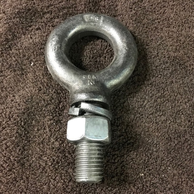 7/8" Eye Bolt Shoulder Pattern & Nut U.S.A. P4 eBay