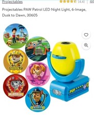 Paw Patrol Projectables Night Light 6 Rotatable Images Ceiling Wall Floor