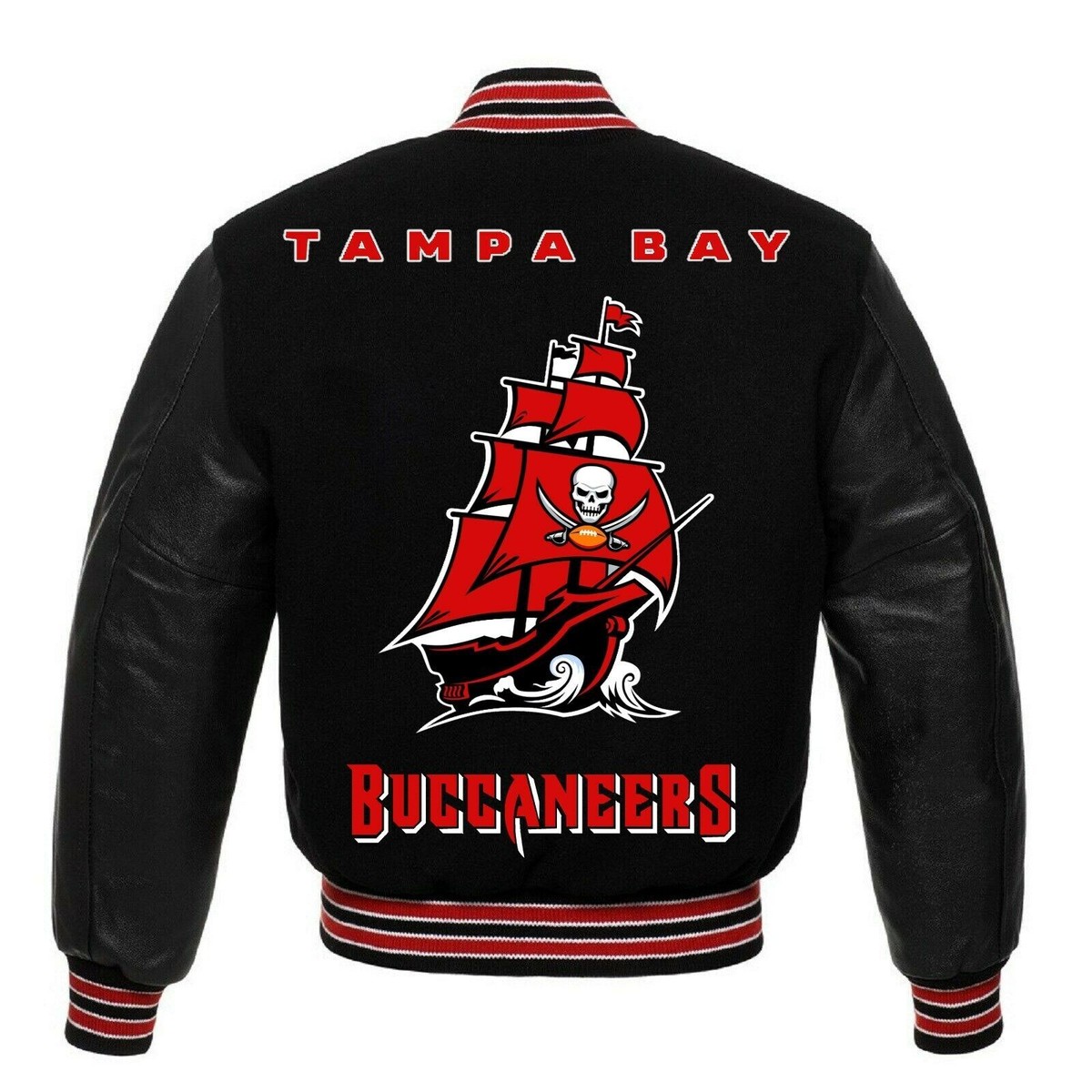 NFL Super Bowl Champions Tampa Bay Buccaneers varsity jacket all