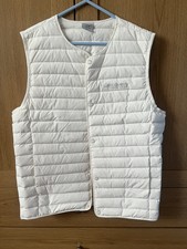 Discovery Woman Ladies Goose Down Vest Open Chest Off White