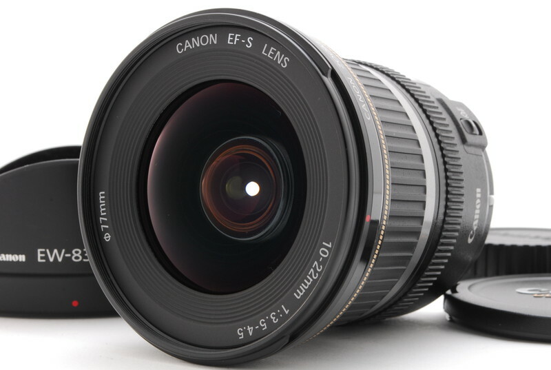 Optical MINT]Canon EF-S 10-22mm F/3.5-4.5 USM SLR Lens w/Hood from