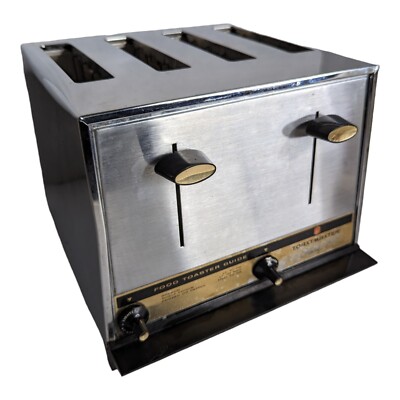 Toastmaster Hostess IV Model D114 Mid Century Modern 4 Slice