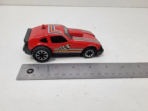 Vintage Tonka Action Toy Race Car Red Top Push Button Forward Japan Monza