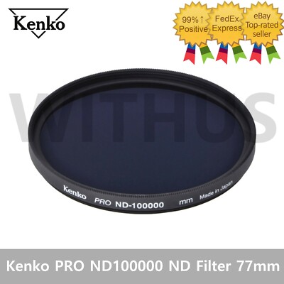 Kenko PRO ND100000 ND Filter for Solar Eclipse Photography 77mm - Tracking