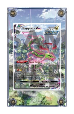 Rayquaza VMAX 218/203 Alternate Art Evolving Skies Custom Design Case Ultra Pro!