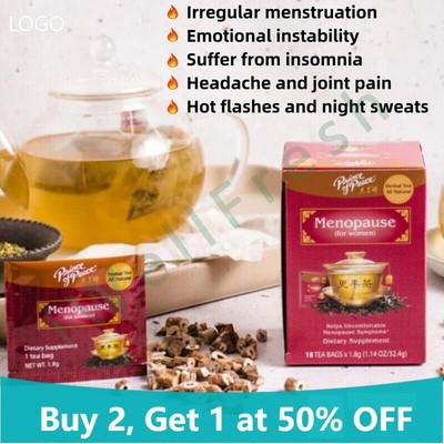 Menopause Tea for Women Essential Tea Bag-100% Natural Herbal Formula-18 Bags