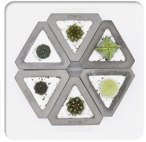 Round Silicone Concrete Planter Cement Vase Moulds Flower Pot mould