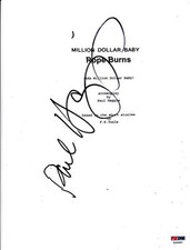 PAUL HAGGIS SIGNED MILLION DOLLAR BABY COMPLETE 120 PAGE SCRIPT AUTOGRAPH PSA