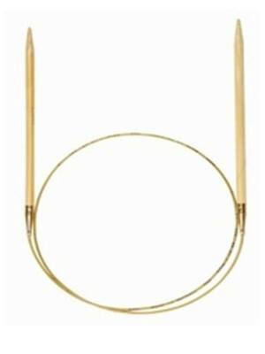 Addi Bambus Stricknadeln 47'' feststehendes Rundholz 120 cm
