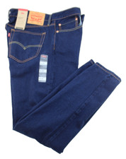 New LEVI'S 512 Slim Taper Size 36 x 30 Blue Slim Though Thigh Jeans MSRP 69