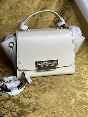 ZAC Zac Posen  Eartha Top-Handle Crossbody Handbag/ Leather/Swan/$395