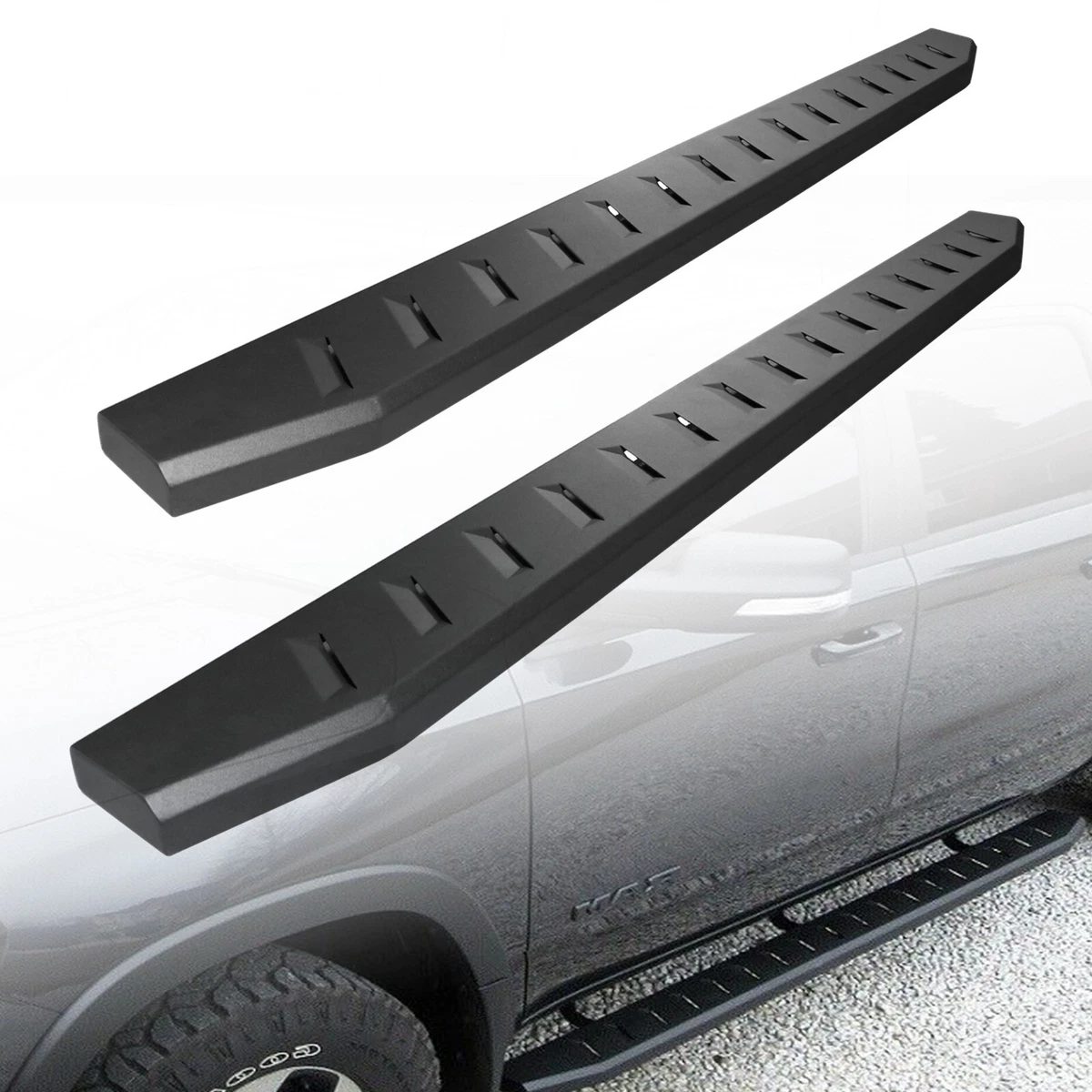 Running Board For 10 24 Dodge Ram 2500 3500 Crew Cab Black Side