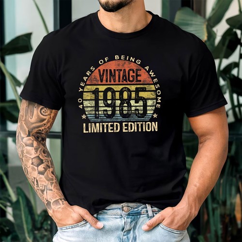 Vintage 1985 Limited Edition 40th Birthday Gift, 40 Years Old Shirt