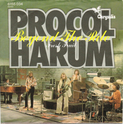 Procol Harum Beyond The Pale / Fresh Fruit Vinyl Single 7inch NEAR MINT