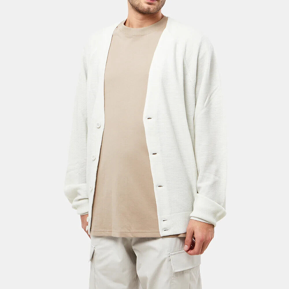 Nike SB Skate Wool Cardigan Bone White Unisex XS FQ0515-072 MSRP