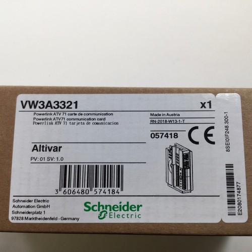 Schneider Electric VW3A3321 Powerlink ATV 71 communication card New NFP Sealed