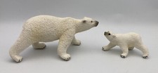 Safari Ltd POLAR BEAR CUB Walking 1997 Figures Wildlife Animal