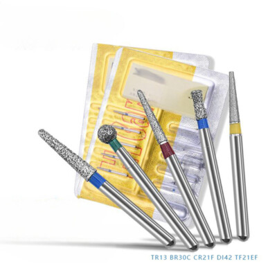 Dental tools and instruments, crown breaking ball drill, polishing head