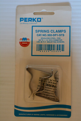Perko 502-DP1-STS Spring Clamps 5/8'' - 1-1/4'' - 2 Pack - 502DP1STS