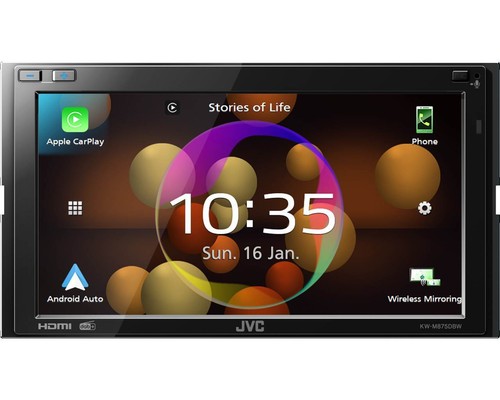 JVC Autoradio WiFi Apple CarPlay Android für Dodge Caliber 2006-2010 schwarz - Bild 6 von 7